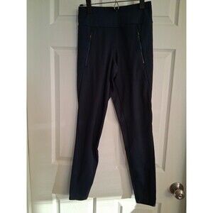 Athleta Peak Hybrid Fleece Tight Leggings Navy XS Cold Weather Training EXC